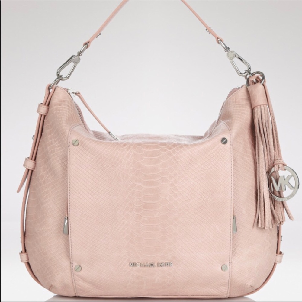 Must go now!!! Blush suede MK